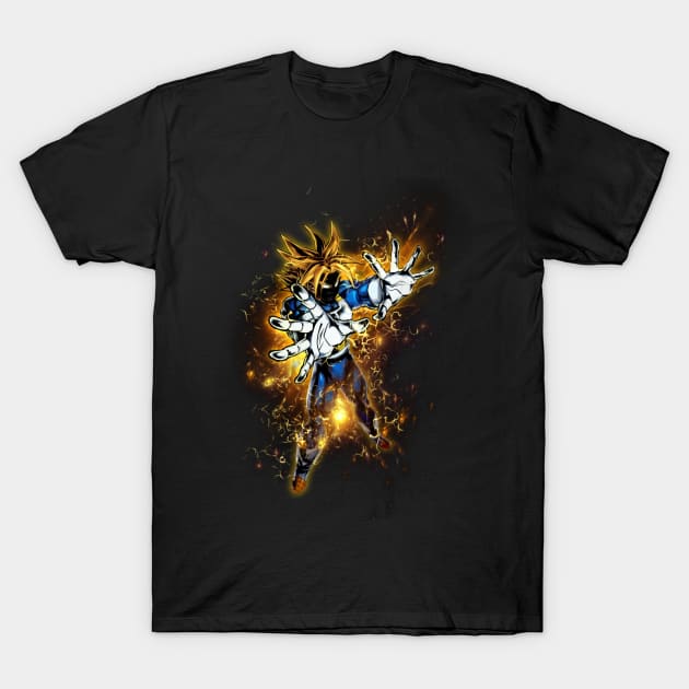 Future Aura Warrior Armor T-Shirt by syanart